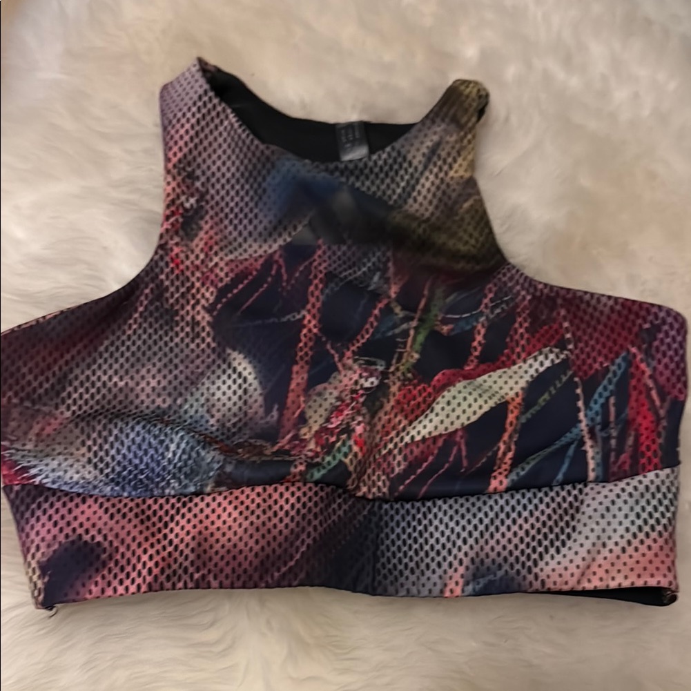 Adidas Multicolor Sports Bra. Being Sold As-Is.